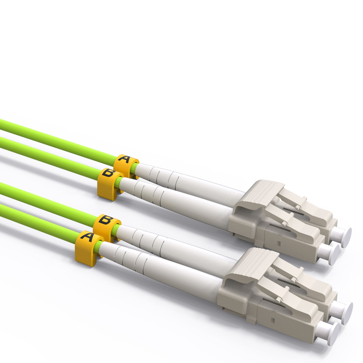 VANDESAIL OM5 LC to LC Fiber Patch Cable, 40/100Gb Multimode Fiber Optical Patch Cord (MMF) 50/125um LSZH Duplex