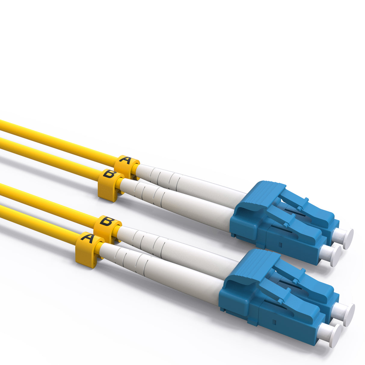 VANDESAIL OS2 LC to LC Single Mode Fiber Patch Cables,OS2 Fiber LC-LC Optic Cable 10G SMF LSZH Duplex 9/125μm OD 3.0mm