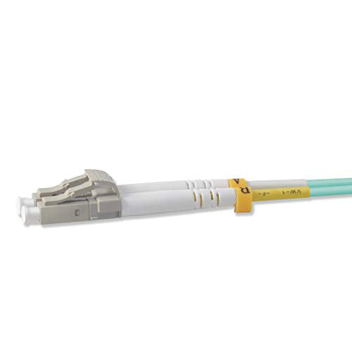 LC to LC Fiber Patch Cable 7 Meter, 1Pack VANDESAIL OM4 Gigabit Fiber Optic Cables Multimode Duplex 50/125 OFNR - vandesail