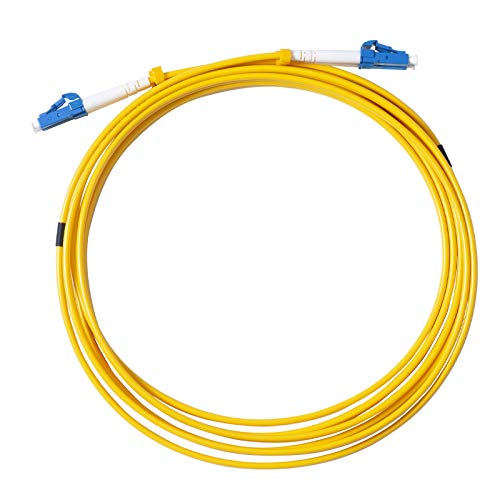 OS1 LC to LC Fiber Patch Cable,5 Meter 2 Pack VANDESAIL Singlemode 9/125um Fiber Optic Cable Duplex (5M,16.4ft) - vandesail
