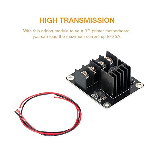 Heat Bed Mosfet, MACTISICAL 2 Pack 3D Printer Heat Bed Power Module 3D Printer Board Expansion Board MOS Tube High Current Load Module - vandesail