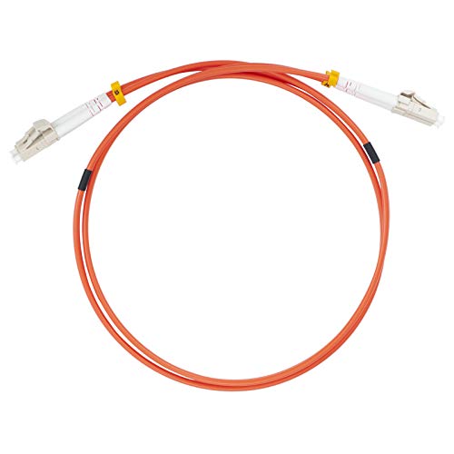 Fiber Patch Cable, VANDESAIL 1 Meter Fiber Optic Cables with LC to LC Multimode OM1 Duplex 62.5/125um(1m/3.28ft) - vandesail