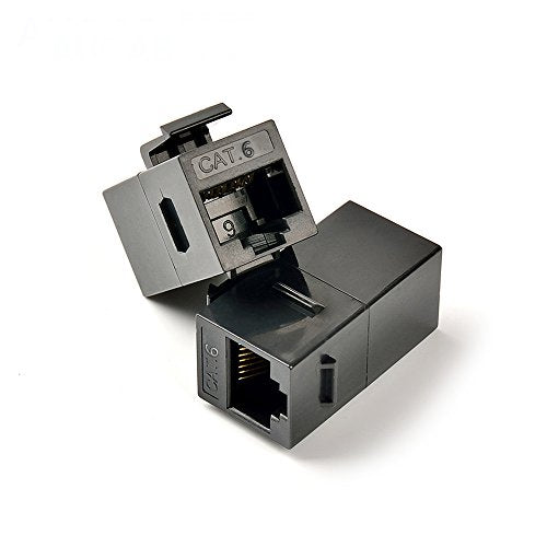 MOERISICAL EM1 EM1ZT-10P Keystone Jack, 10 Piece, CAT6 Straight Unshielded - vandesail