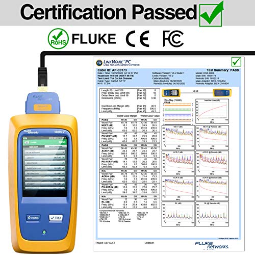 Ethernet Cable 50ft, VANDESAIL CAT 7 Flat High Speed Network LAN Internet Cable for Switch, Router, Modem, PC Laptop - vandesail