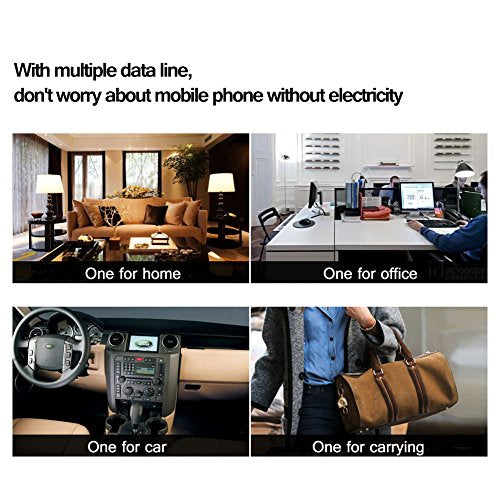 90 Degree Angle Micro USB Cables, 2 Pack USB 2.0 A Charging Data Sync Cable (1ft, Right Angle + Left Angle) - vandesail