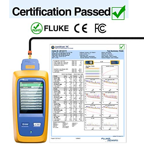 CAT 7 Ethernet Cable, VANDESAIL 10ft 2 Pack High Speed Nylon Braided Internet Cable - vandesail