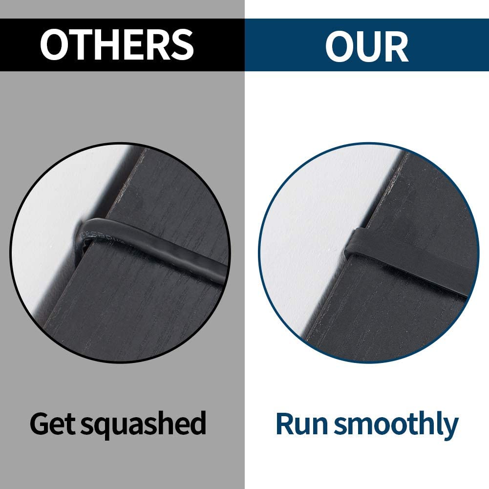 VANDESAIL CAT 7 Ethernet Cable, Gigabit Cable 15 FT RJ45 High Speed STP LAN Network Cord Gold Plated Lead (5m/15ft Black-2pack) - vandesail