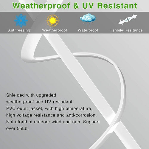 Cat 8 Ethernet Cable Vandesail 40Gbps High Speed Internet Network Heavy Duty RJ45 Gigabit Patch Cord for PS4, PS5, Router, Modem, Hub, Xbox, Printer, PoE - vandesail