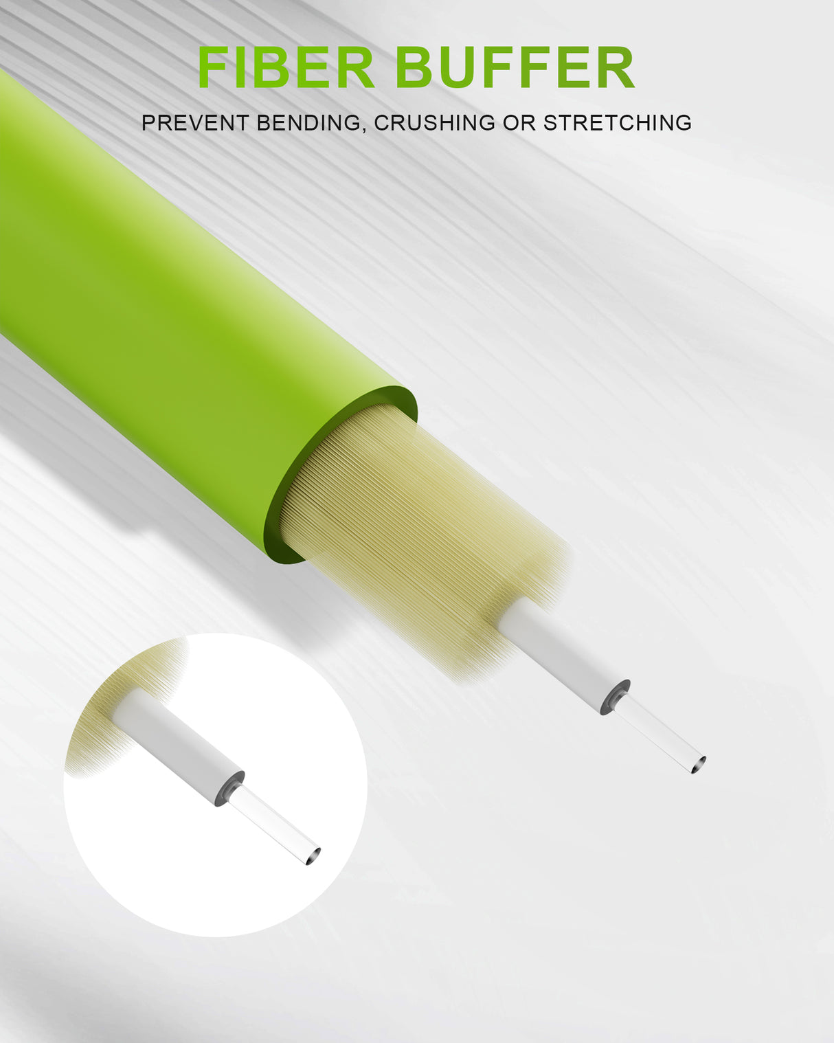 VANDESAIL OM5 LC to LC Fiber Patch Cable, 40/100Gb Multimode Fiber Optical Patch Cord (MMF) 50/125um LSZH Duplex