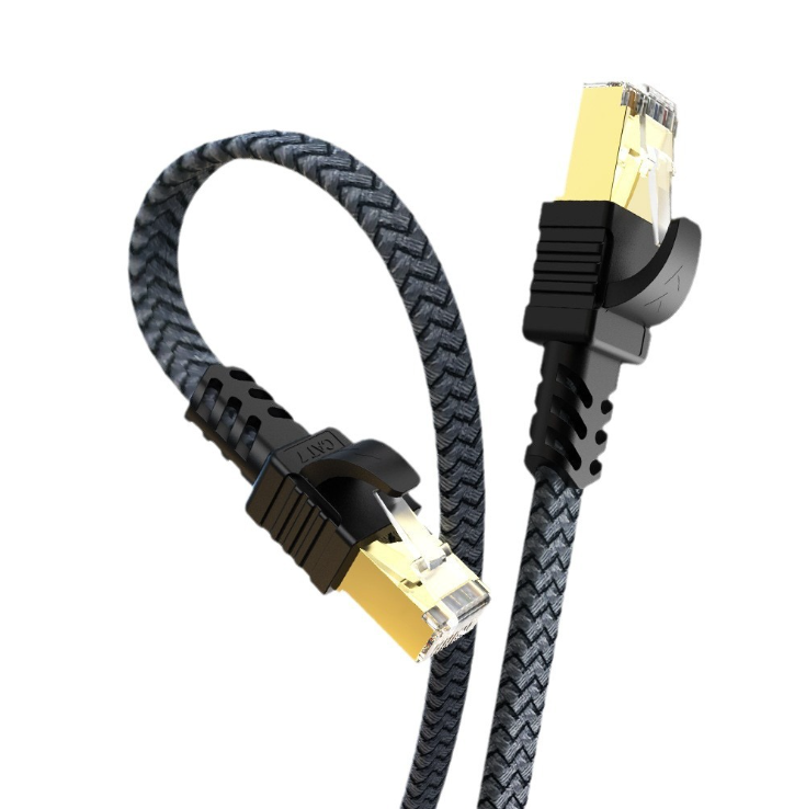 Vandesail CAT7 Shielded Ethernet Cable (3ft Nylon Braided)