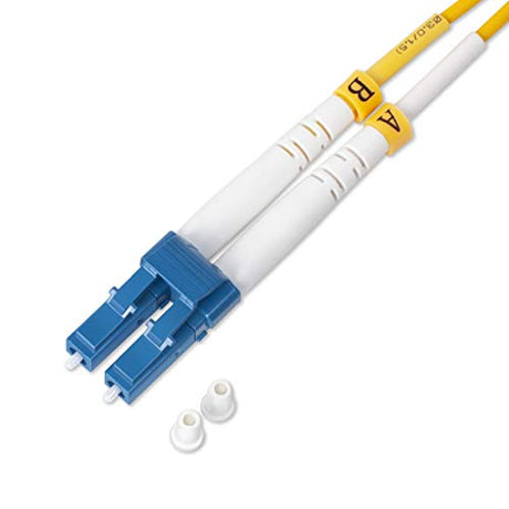 OS2 LC to LC Singlemode Fiber Patch Cable 1 Meter, VANDESAIL 2 Pack 9/125 Fiber Optic Cable Duplex - vandesail